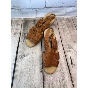 COBBIE CUDDLERS Women’s Leather Wedge Sandals / Size: 8.5W